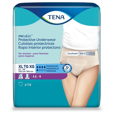 TENA TENA Disposable Underwear Female X-Large, Maximum, PK 14 73040